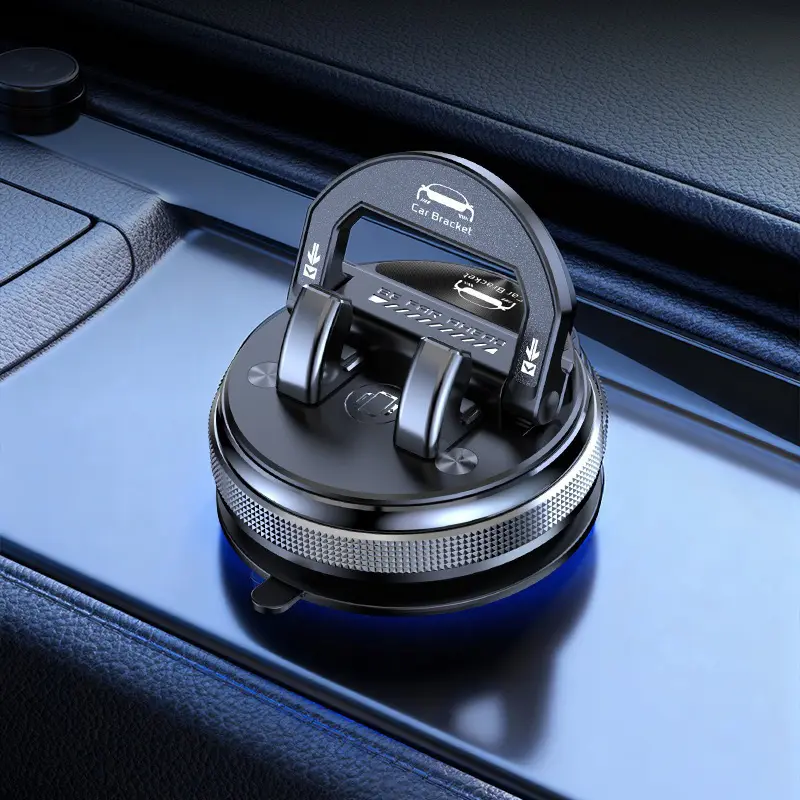 Car phone holder 360 degree rotation, suitablefor car navigation in-car dashboard, horizontaland vertica screen adjustment angle,suctioncup fixed non-slip mobile phone holdersuitable for iPhone and Android