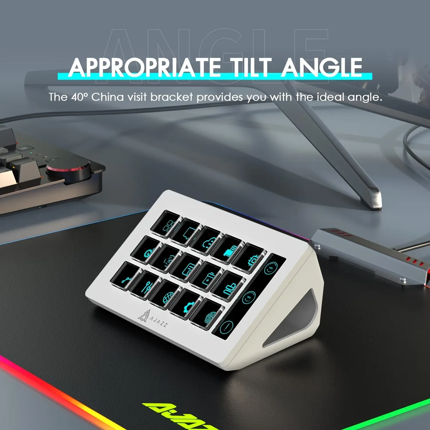 New Akp153 Studio Deck Stream Controller 15 Macro Keys Trigger Computer graphics