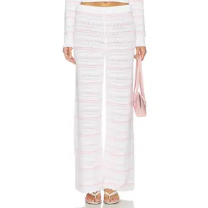 LoveShackFancy Clarabeth Pants in Marbella Stripe