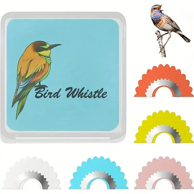 Magic Bird Whistle Toy Set, Imitation Sound Whistle, 5-Piece Colorful Trick Toys, Noise Maker for Kids, Amusing Noises, Holiday Gift Idea, Fun, Entertaining and Educational Playset, Artificial Imitation