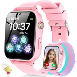 4G   Watch for Boys Girls,  Watch Phone Ages 4-12 with Call, GPS, SOS, Video Call, , Camera, , Touchscreen Smartwatch for  Birthday  (Includes SIM Card),