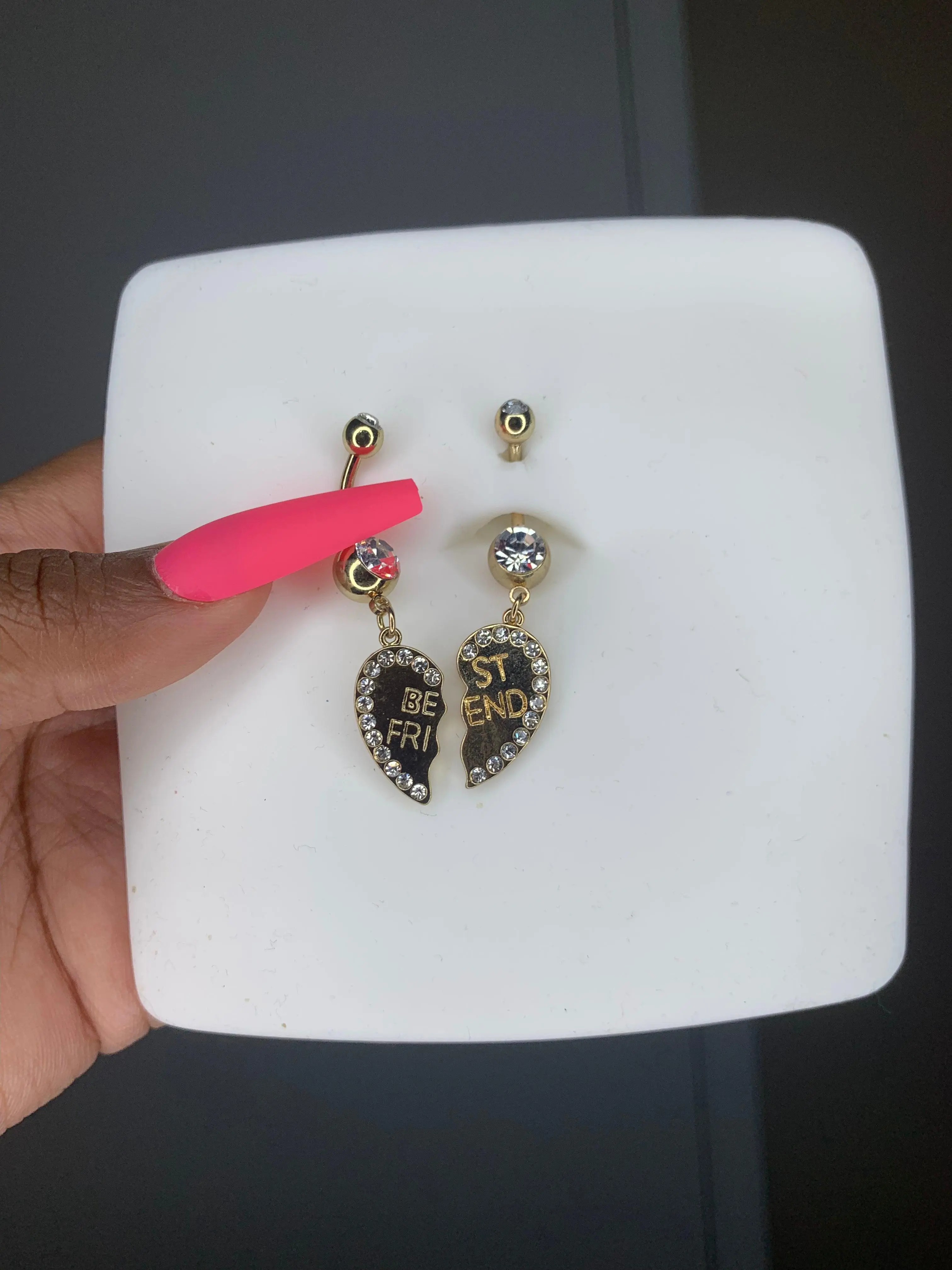 Bestfriend Belly Ring Set