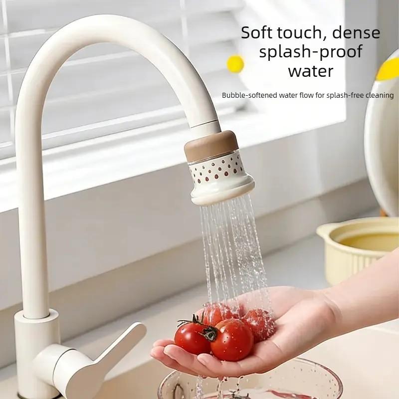 Minimalist Fresh Water Tap Filter for Home Use — Multi-Layer Filtration Purifier Tap for Kitchen Vegetable Washing, Splash Guard