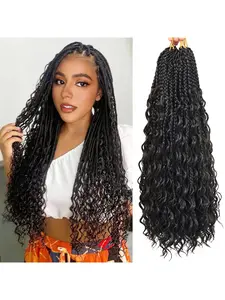 18 Inch Triple 3S Braids Crochet Hair 7Packs, No Itch Long Lasting Easy Install for Daily Wear