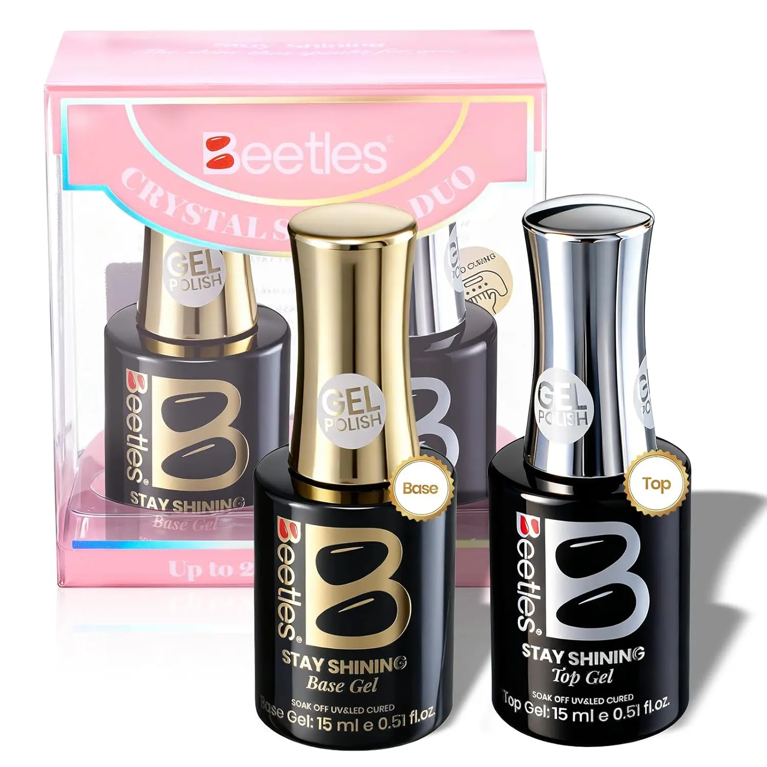 15ml Base and Top Coat（Stay Shining）