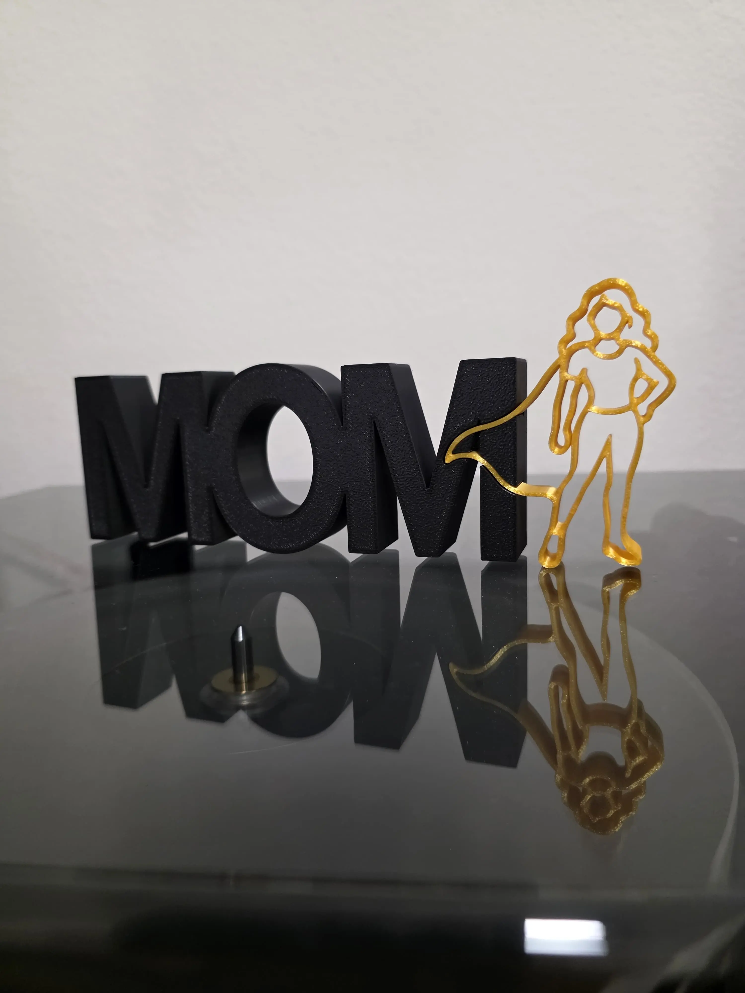 Super Mom & Super Dad 3D Printed Desk Decor | Unique Gift for Parents Decorative Lightweight