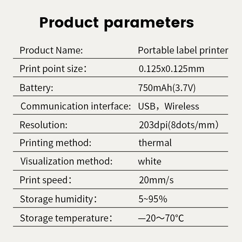 Bluetooth Mini Sticker Label L11 - Compact Design for Easy Application, Ideal for Home Decor and  Portable IOS and Android Wireless No-Ink Needed