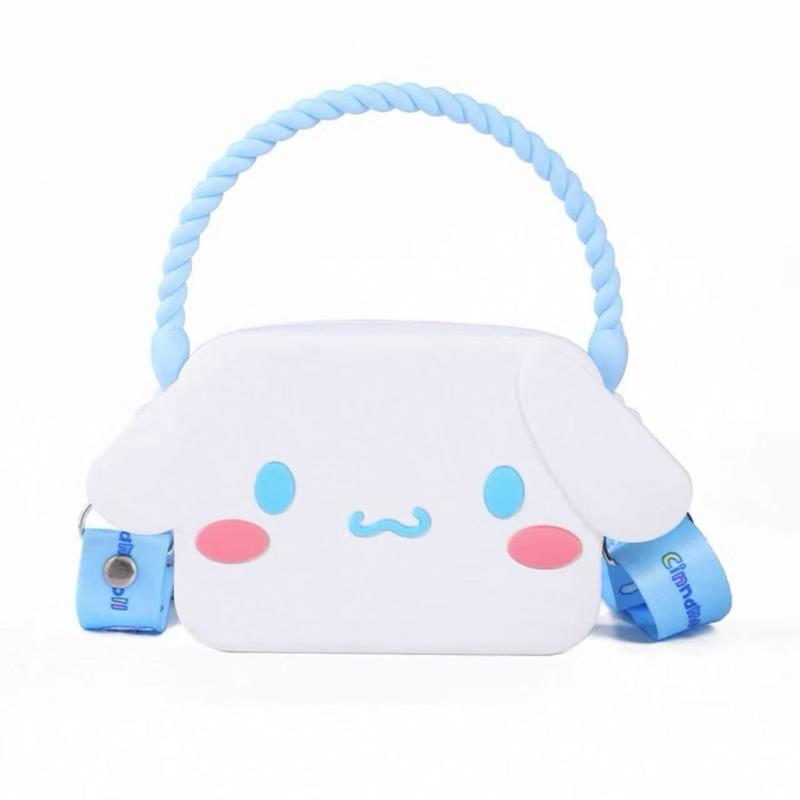 Sanrio Brand HelloKitty Kuromi Melody Cinnamon Dog Mini Crossbody Coin Purse Tote Bag - Cute and collectible!