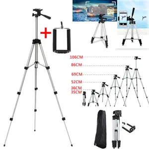 Universal Professional Camera Tripod Stand Holder Mount For Smartphone Cell Phone With Bag,Lightweight,Height-adjustable
