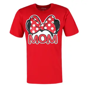Jerry Leigh Women's Plus Size Minnie Mouse Mom Family T-Shirt