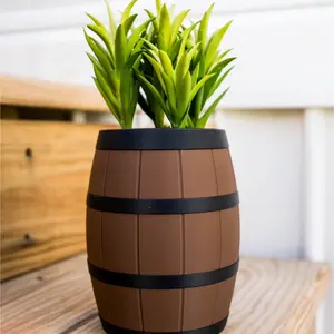 Self Watering Barrel Planter