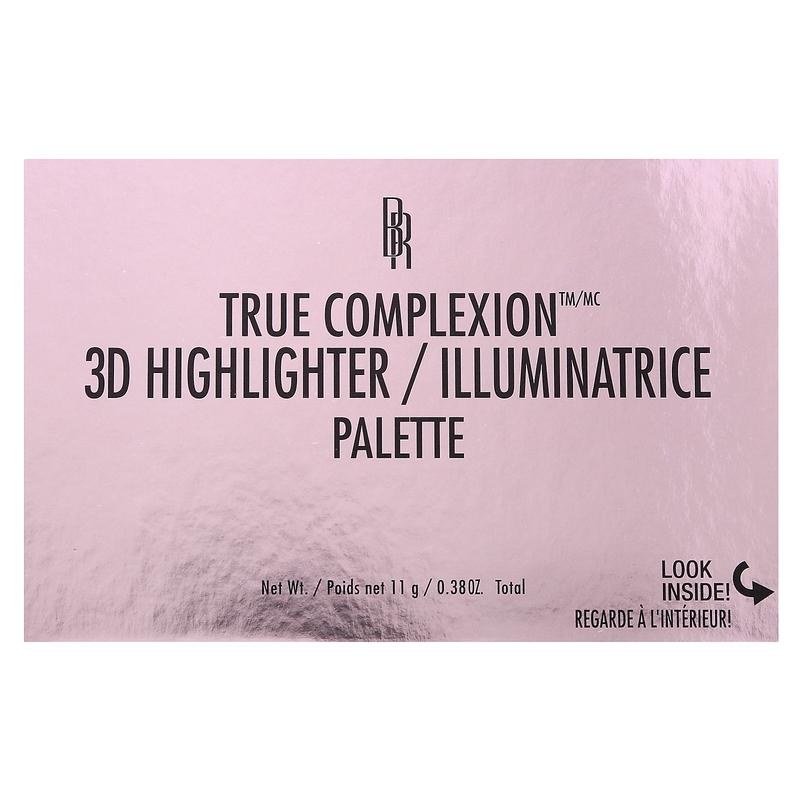 Black Radiance True Complexion, 3D Highlighter Palette, 8035 Luminosity, 0.38 oz (11 g)