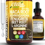 Clean Nutra Maca Root Drops for Women Ashwagandha, Fenugreek, Beet Root, L-Arginine & More for Women & Men's Optimum Health Liquid Drop – Adapto Drive