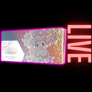 Prismatic Evolutions Super-Premium Collection Pokemon Scarlet and Violet 8.5 (LIVE)
