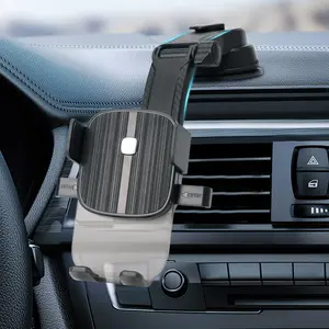 Car phone holder, upgraded hands-free holder, car dashboard phone holder, suitable for smartphones such as iPhone and Android