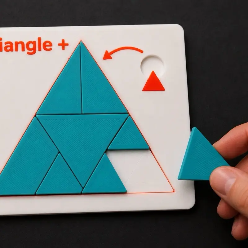 Triangle Puzzle Stress-Relief Magic Toy for Stress Relief (Toys & Hobbies, Games & Puzzles) clicker