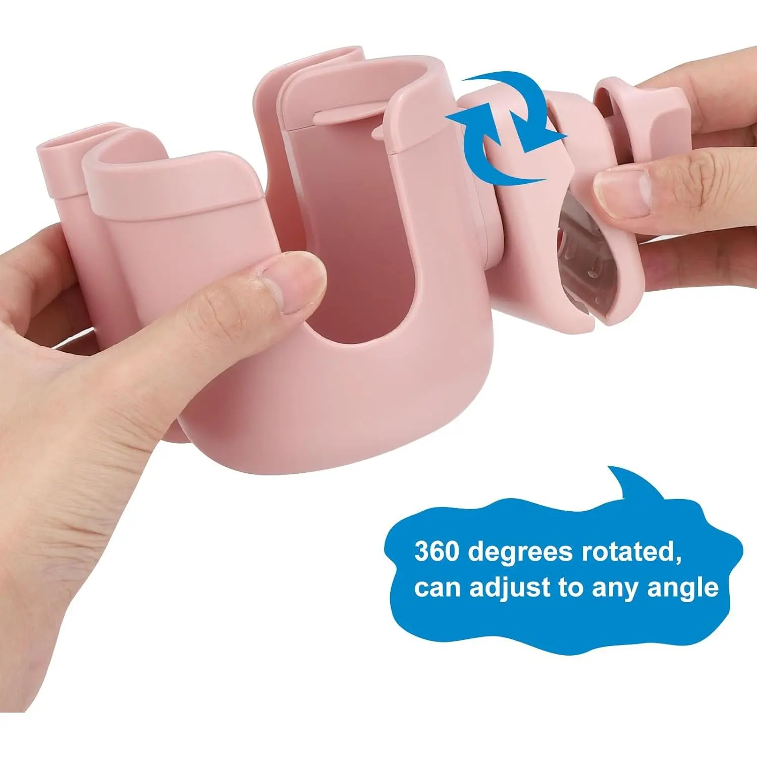 Stroller Cup Holder with Phone Holder, Bike Cup Holder, Universal Cup Holder for Uppababy Nuna Doona Strollers, 2-in-1 Cup Phone Holder for Stroller Bike Wheelchair Walker Accessory Stroller Cup Holder with Phone Holder, Bike Cup Holder, Universal Cup Holder for Uppababy Nuna Doona Strollers, 2-in-1 Cup Phone Holder for Stroller Bike Wheelchair Walker Accessory