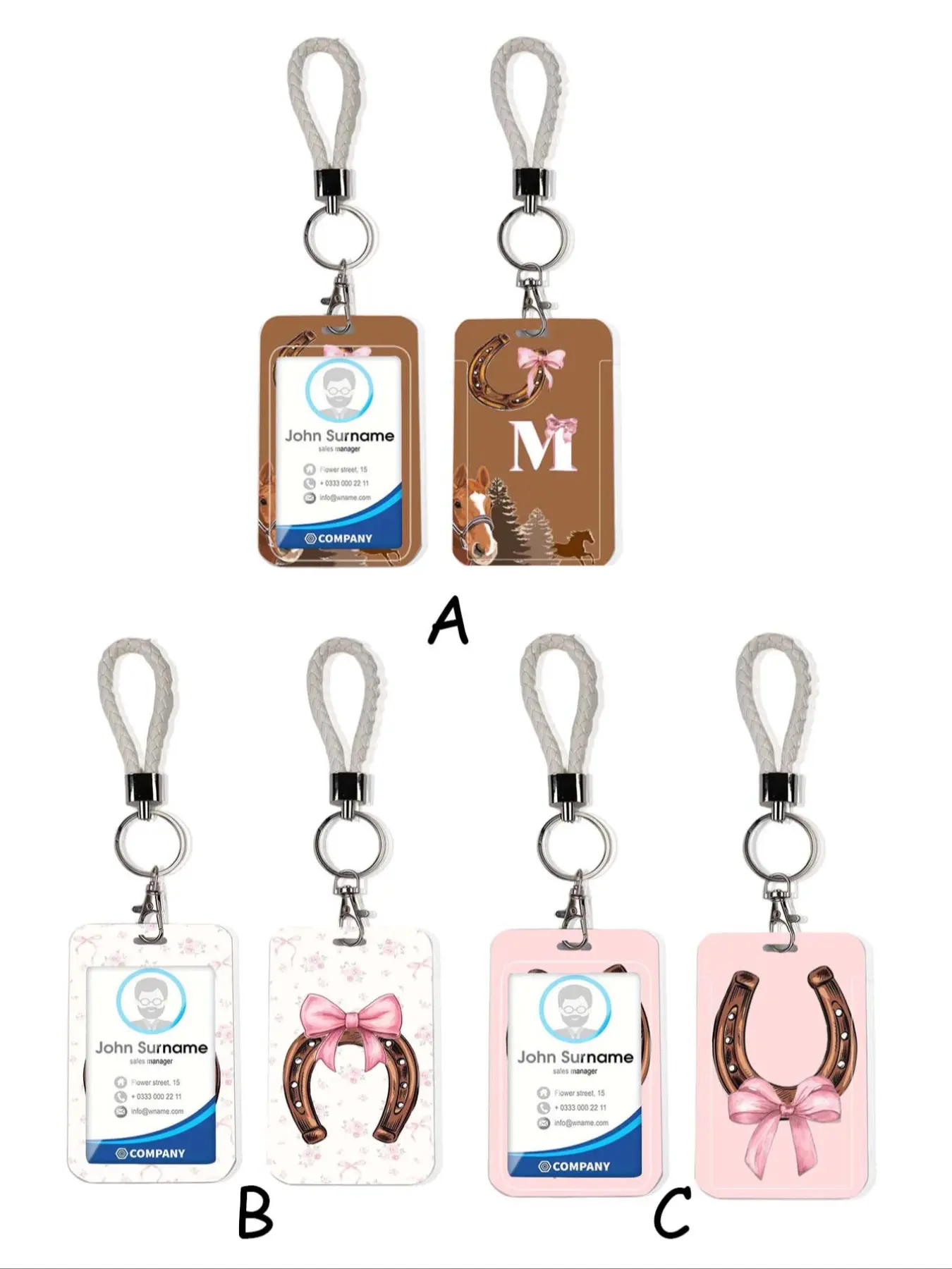 Butterfly Knot Pattern Push-Pull Card Holder Lanyard, ID Card Student Card Bus Card Identity Proof, Backpack Car Key, Versatile Usage, Perfect Gift, Personalized Lanyard