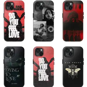 Noah Sebastian Bad Omens Phone Case, Music Fan Protective Cover, Stylish Gift for Fans, For iPhone 11-17 Pro Max/Plus & Samsung Galaxy S23-S25