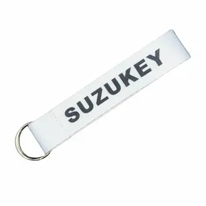 PatchCentral1 SUZUKEY 5.5x1.0 Inch Keychains Premium Quality Key Tag for Motorcycle, Car, Scooter, ATV, UTV