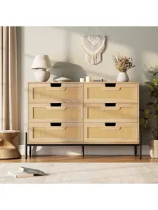 Natural Oak- Sideboard Buffet Cabinets With Glass Door, Kitchen Coffee Bar Cabinet With Storage, White Sideboard Cabinet With Drawer, Modern Sideboard Buffet For Dining Room, Living Room