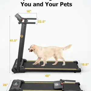 UREVO Under Desk Walking Pad Treadmill - Compact Portable Home Office Gym Equipment with Remote Control, LED Display, Natural Rubber Build, Home Workout Organiser (Compatible with Stationary Exercise Bike/Fitness Stationary Bike)