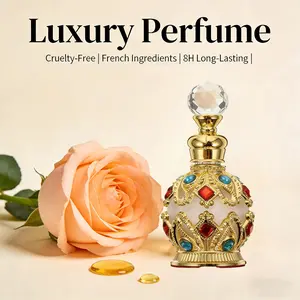 Luxury Dubai Perfume for Women, Floral Fragrance Oil, Long-Lasting Elegant Scent, Alcohol-Free Perfume for Any Occasion