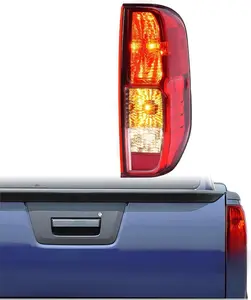 HECASA Passenger Side Tail Light Compatible with 2005-2021 Nissan Frontier 2009-2012 Suzuki Equator Replacement for NI2801206 NI2801170 Halogen Brake Lamp Taillight w/Bulb Red Lens Right Side