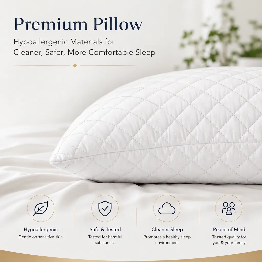 Mary's Collection Pack of 2\4 Luxury Hotel Collection Bed Pillows for Sleeping  - Microfiber, Soft and  Durable, Supportive Pillow for Back Stomach Side Sleeper, Standard, Queen,King Size