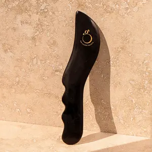 Sculpting Stone Gua Sha Body Tool - Bian Stone Body Gua Sha for Sculpted Body and Lymphatic Flow