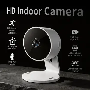 Home Security Surveillance Camera, 1pc, Wi-FiSmart Al Home Camera, supports one-touch911alarm system,2-way audio, two-way speaker, supports voice intercom,animal/human intelligent detection, high-definition display,motion detection alarm fathersdaygiftide