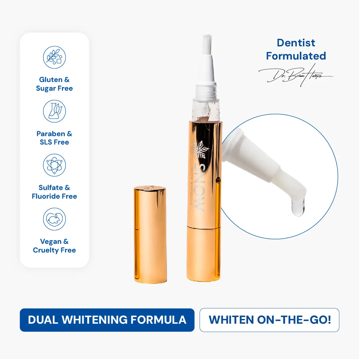 Snow Extra-Strength Teeth Whitening Serum | Oral Care Teeth Whitener Pen | White...