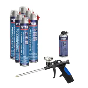 TYTAN Thermospray Spray Foam Insulation Kit 29 oz (6 Pack) for Insulation & Air Sealing