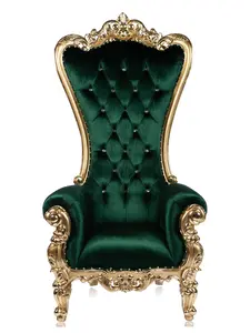 "$Money" Shellback Throne Chair (Green/Gold)