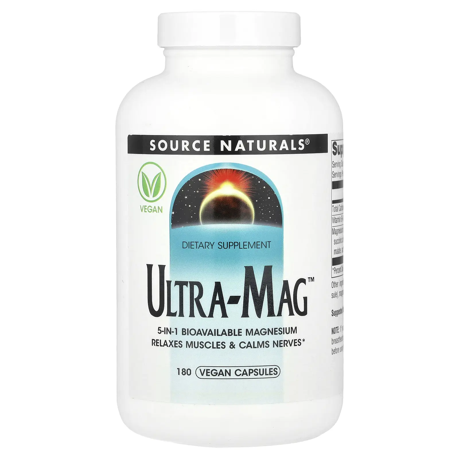 Source Naturals Ultra-Mag™, 180 Vegan Capsules