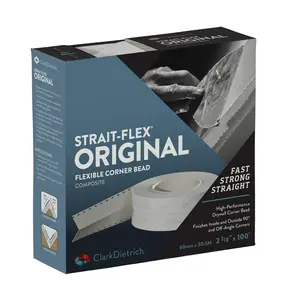 Strait‑Flex 2‑3/8 in. x 100 ft Original Composite Drywall Tape – Flexible Corner & Drywall Joint Tape