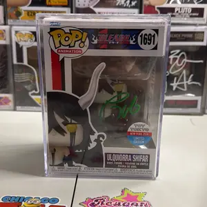 Funko Pop! Autographed Bleach Ulquiorra Shifar 1691 Signed By Tony Oliver
