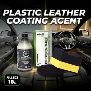 Leather  Conditioner 2-in-1 All-in-One Leather Care Kit for Car Interior Furniture Gentle Non-Toxic Formula with Fresh Scent Non-Greasy Natural Matte Finish Prevents Cracking Restores Suppleness Long-Lasting Protection for Auto Seats Sofa Home DIY