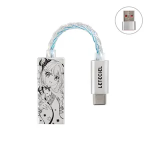 LETECIEL MAGIVANT Portable HiFi DAC Headphone Amplifier, High-Fidelity Audio Decoder, 3.5mm Output, Compact & Lightweight for Smartphones, Laptops & Audiophile Devices