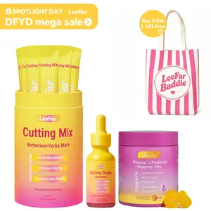 [LeeFar Official Live Exclusive] Cutting Mix + Cutting Drops + Women's Probiotic Gummies + FREE Tote Bag