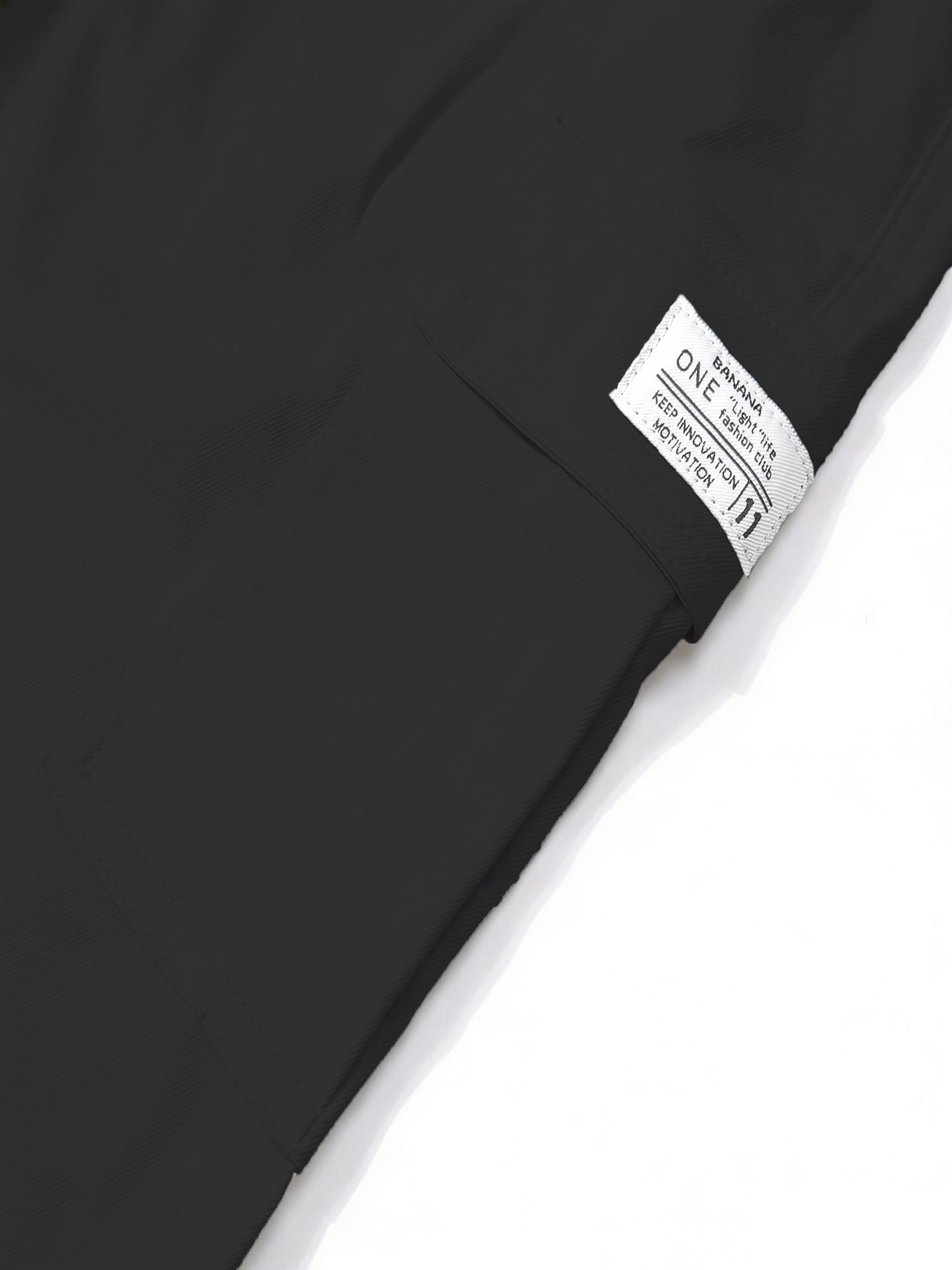 3-Pack Spring/Summer Men’s Cargo Pants – Drawstring Elastic Waist, Multiple Pockets, Cuffed Casual Pants, Versatile Athletic Joggers