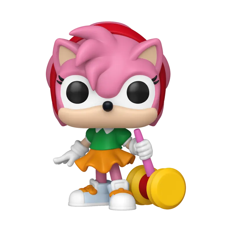 Funko Pop! Sonic the Hedgehog Amy Rose Unisex Collectible Figure Model #1171, Video Games Bobblehead, Instant Amy ID Collectible