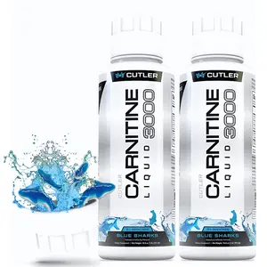 Cutler Nutrition Carnitine Liquid 3000 Blue Sharks Flavor | Refreshing Workout Energy Beverage | Ready-to-Drink Training Drink | US Edition