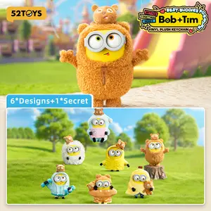 52TOYS Bob & Tim – Best Buddies Forever Series Vinyl Plush Keychain Blind Box Kawaii Creative Gift Room Decor Desktop Decoration Gift