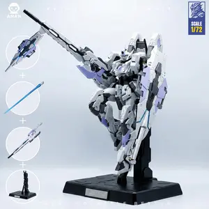 Advanced 1/72 Scale Mecha Model Kit, Yunling Peak Series High-Detailed Figure, Giant Shield & Long-Range Components, Future Warrior Aesthetic