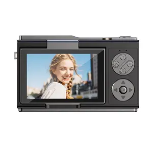 Digital Camera Auto Focus 48mp Video Recording Compact Camera with Flash, 18x Digital Zoom, 3.0 Inch Flip Screen + 32GB Memory Card