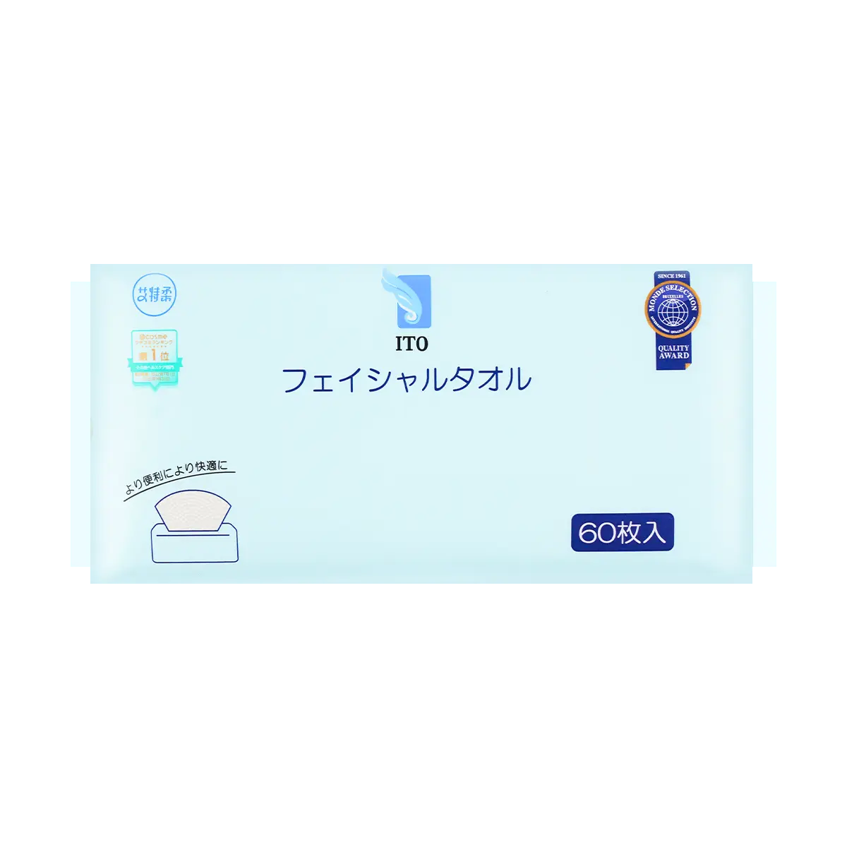 ITO Face towel 60 pieces - disposable face towel