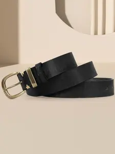 Men's Casual Classic Everyday Genuine Leather Belt Round Buckle