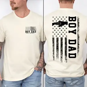 Boy Dad T-shirt, Proud Dad Of Boy Shirt, Father's Day Gift From Son, Gift For Dad, New Dad Tee, Menswear Top, Trending Graphic Tee, Full Sizes