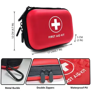91pcs Portable Emergency First Aid Kit for Travel